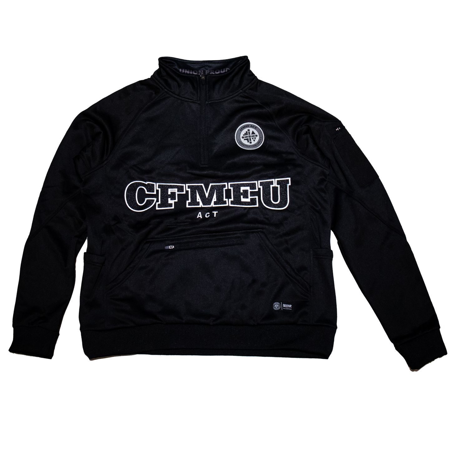 Geedup Black 1/4 Zip